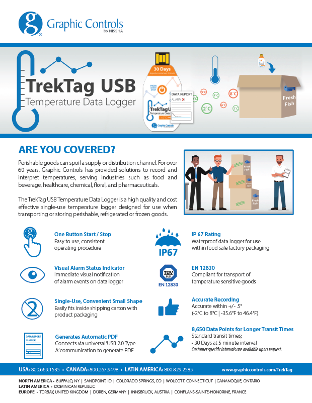 <p>TrekTag USB Temperature Data Logger - 2&deg;C to 8&deg;C</p>